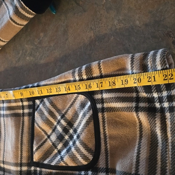 Plaid Shawl Collar Coat - Picture 8 of 9